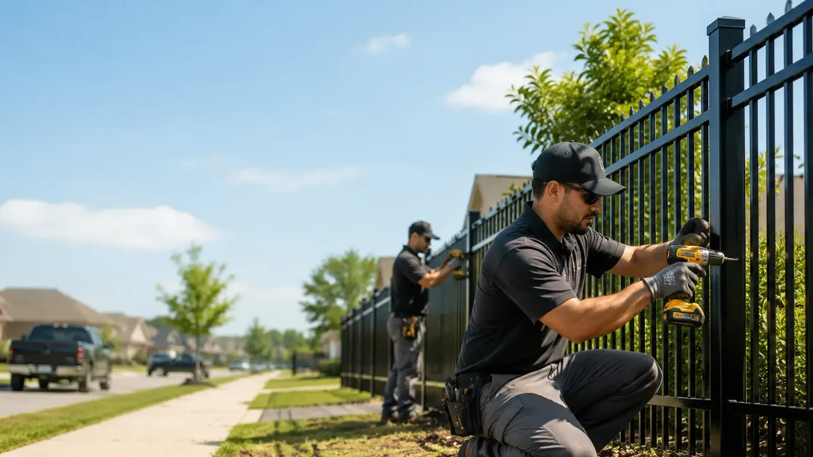 Metal Fence Installation in Maryland Line, MD